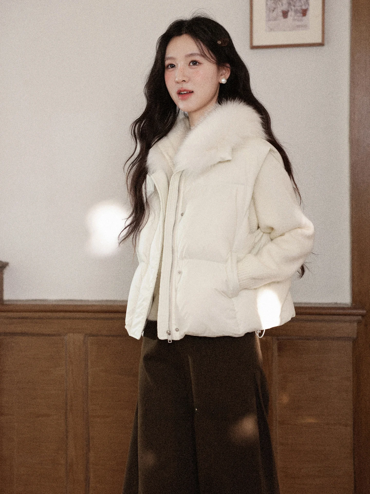 Теплый зимний жилет на пуху, женская облегающая верхняя одежда, белый, оригинальный дизайн, модный повседневный жилет, чистый цвет, L59373
Теплый зимний жилет на пуху, женская облегающая верхняя одежда, белый, оригинальный дизайн, модный повседневный жилет, чистый цвет, L59373