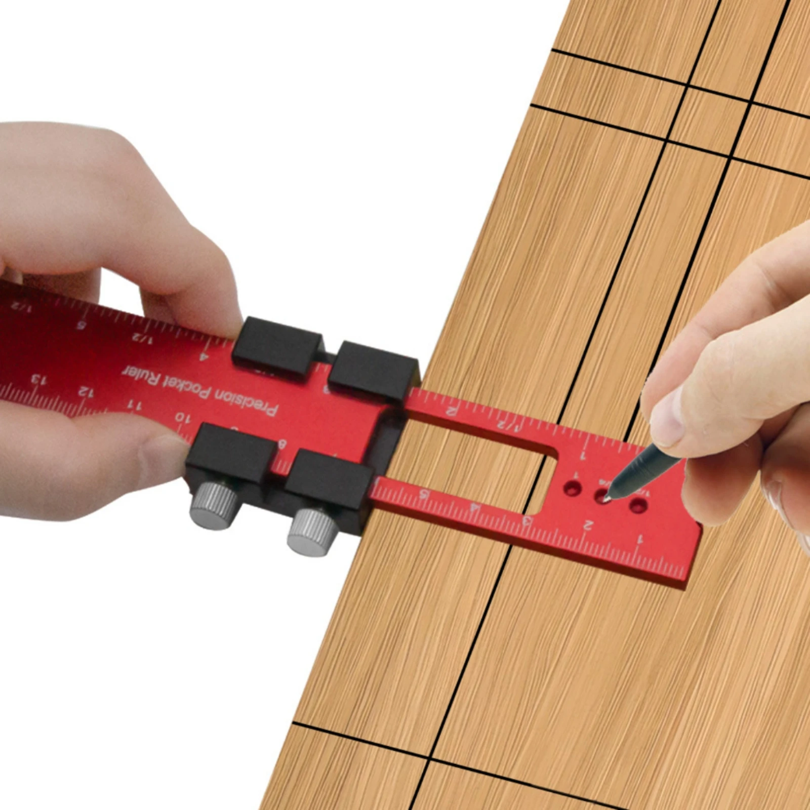 3 Pieces Woodworking Ruler Set Rectangular Cutout Aluminum Layout Ruler Marking Tool Long-Lasting Precision
3 Pieces Woodworking Ruler Set Rectangular Cutout Aluminum Layout Ruler Marking Tool Long-Lasting Precision
