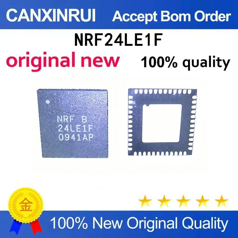(5-100 pieces)New stock 24LE1F 24LEIF NRF24LE1F NRF24LE1-F16Q48 QFN48
(5-100 pieces)New stock 24LE1F 24LEIF NRF24LE1F NRF24LE1-F16Q48 QFN48