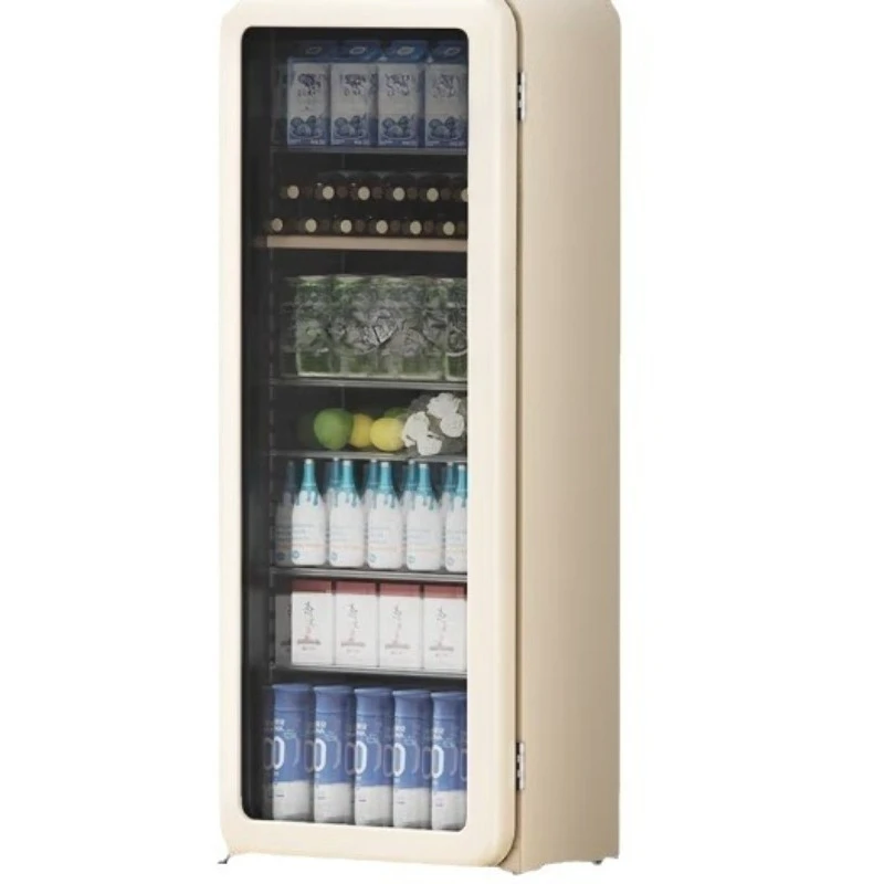 Ultra-thin ice bar, retro air-cooled and frost-free embedded transparent refrigerator
Ultra-thin ice bar, retro air-cooled and frost-free embedded transparent refrigerator