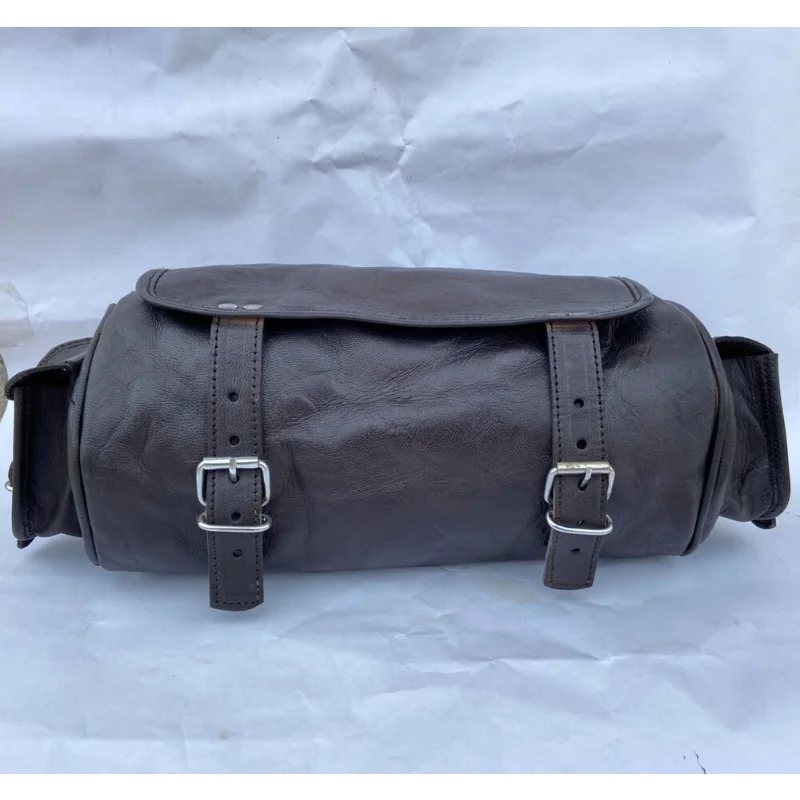 Black Leather Front Fork Tool Motorcycle Bag Saddle Bag Storage Pouch Luggage Organization
Black Leather Front Fork Tool Motorcycle Bag Saddle Bag Storage Pouch Luggage Organization