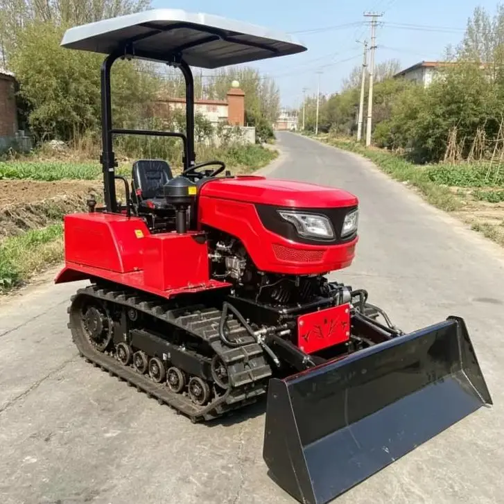 Customized Rotary tiller, small ploughing machine, hot-selling crawler tractor, upgraded high-efficiency farm tiller
Customized Rotary tiller, small ploughing machine, hot-selling crawler tractor, upgraded high-efficiency farm tiller