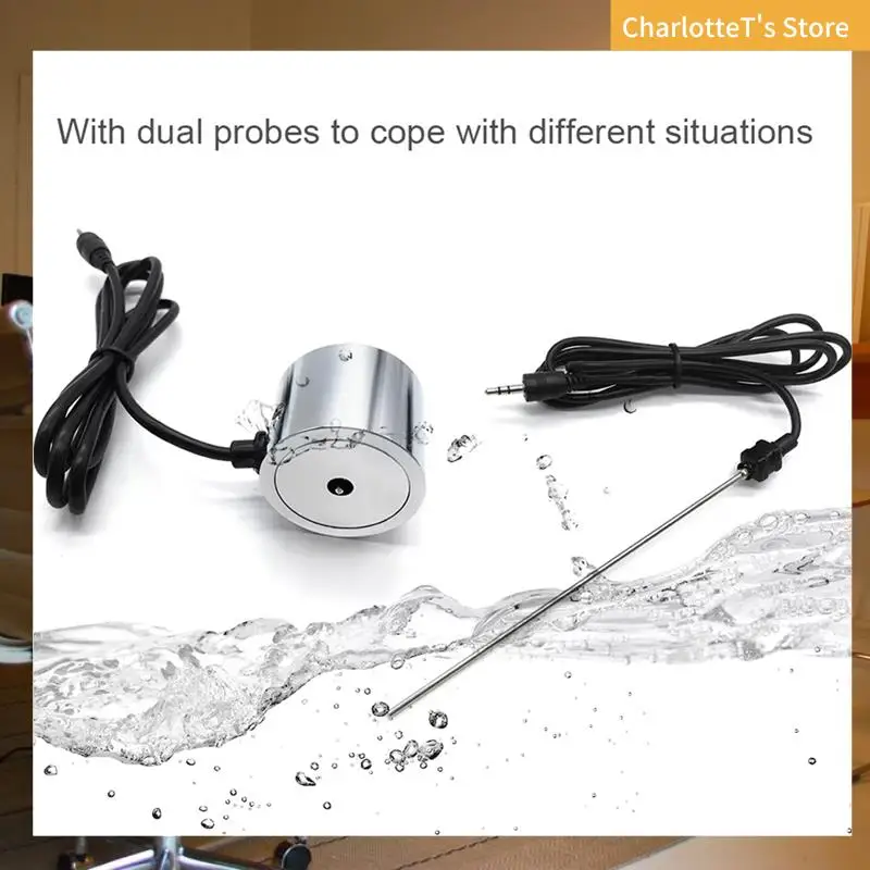 Water Pipe Leak Detector Sensor Pipe Leakage Monitor Tester Kit With Dual Probes Earphone Pipeline Locator Accessory-ABLI
Water Pipe Leak Detector Sensor Pipe Leakage Monitor Tester Kit With Dual Probes Earphone Pipeline Locator Accessory-ABLI