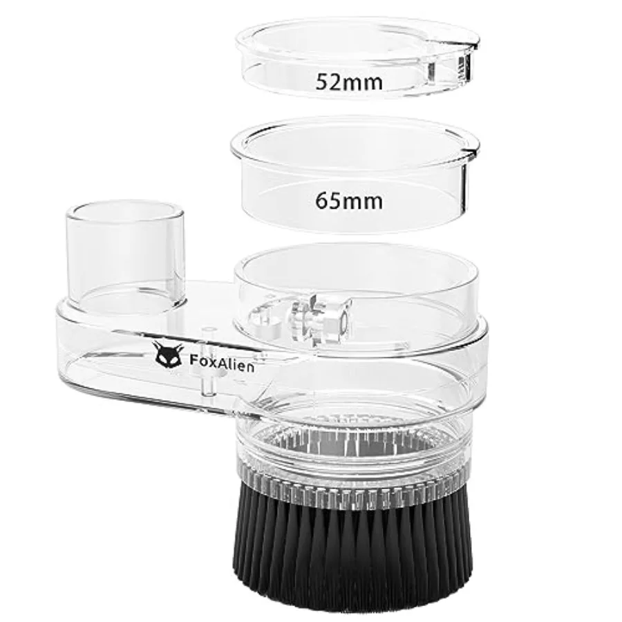 FoxAlien 69mm Diameter Dust Shoe for CNC Router Machine Compatible with 52mm Spindle Motor and 65mm Router Hose Diameter 38mm
FoxAlien 69mm Diameter Dust Shoe for CNC Router Machine Compatible with 52mm Spindle Motor and 65mm Router Hose Diameter 38mm