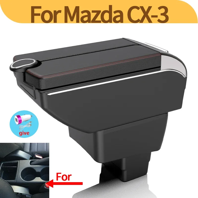 For Mazda CX-3 Mazda 2 Skyactiv CX-3 car center console modification multi-functional storage box car armrest interior accessori
For Mazda CX-3 Mazda 2 Skyactiv CX-3 car center console modification multi-functional storage box car armrest interior accessori