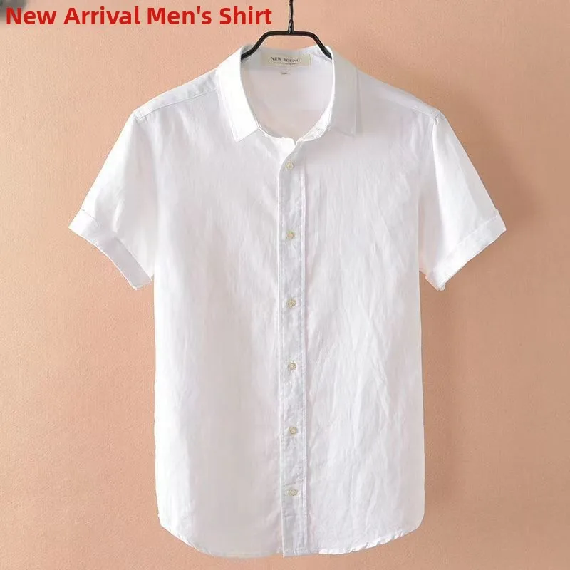 Летние тонкие новые льняные хлопковые льняные мужские ort Sve Loose Busin Casual Color f Sve White Trendy
Летние тонкие новые льняные хлопковые льняные мужские ort Sve Loose Busin Casual Color f Sve White Trendy