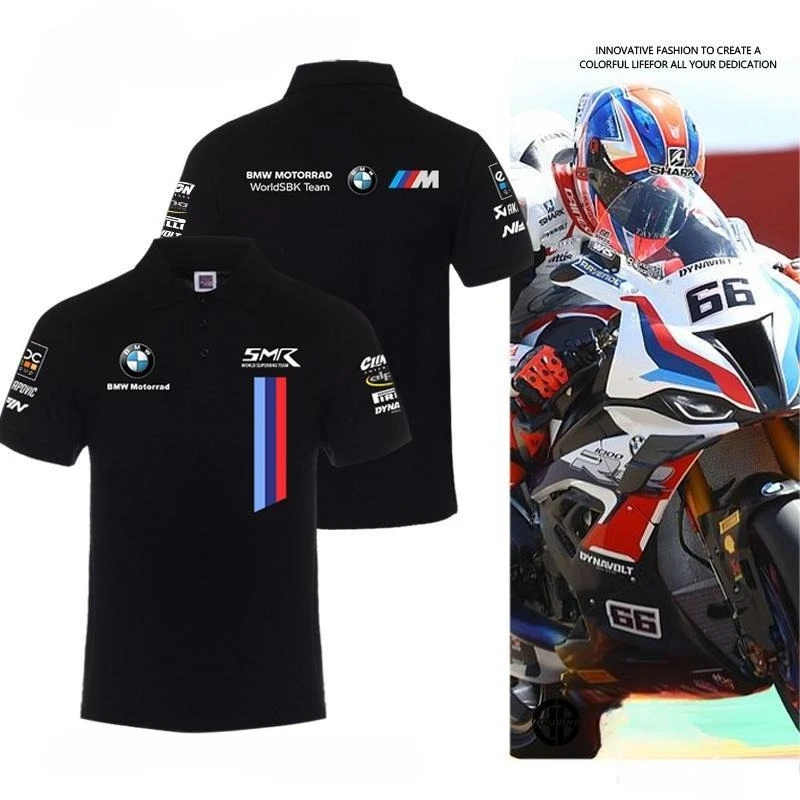 BMW Motorcycle POLO Shirt Men's and Women's Heavy Locomotive Riding Enthusiasts Loose Casual T-shirt Racing Short Sleeves
BMW Motorcycle POLO Shirt Men's and Women's Heavy Locomotive Riding Enthusiasts Loose Casual T-shirt Racing Short Sleeves