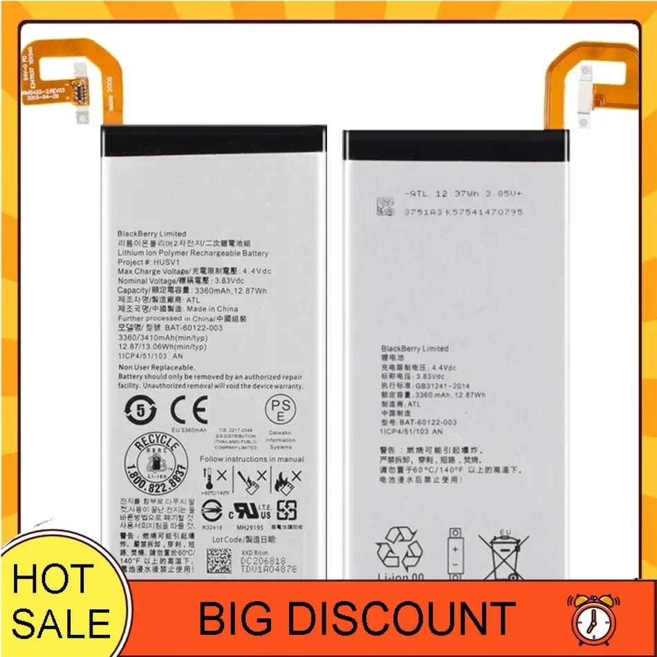 YKaiserin BAT-60122-003 Аккумулятор для BlackBerry Priv с номером отслеживания, 3360 мАч
YKaiserin BAT-60122-003 Аккумулятор для BlackBerry Priv с номером отслеживания, 3360 мАч