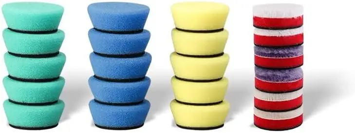21Pcs Mini Polishing Pads Set 1.6 Inch Foam & Wool Buffing Pads for Car Detailing
21Pcs Mini Polishing Pads Set 1.6 Inch Foam & Wool Buffing Pads for Car Detailing