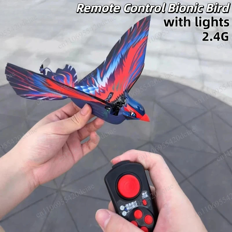 2.4G Lighting Bionic Flying Bird, RC Creative Ornament For Indoor Outdoor Use
2.4G Lighting Bionic Flying Bird, RC Creative Ornament For Indoor Outdoor Use