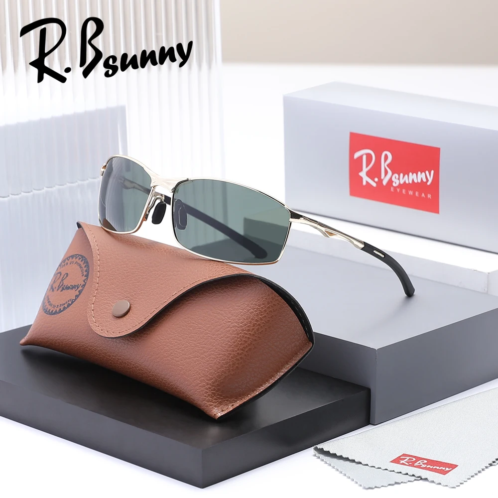 RBsunny Fashion Rectangular Frame Sunglasses For Men UV400 Polarization Alloy Riding Glasses Parsnip Luxury Vintage Eyewear
RBsunny Fashion Rectangular Frame Sunglasses For Men UV400 Polarization Alloy Riding Glasses Parsnip Luxury Vintage Eyewear