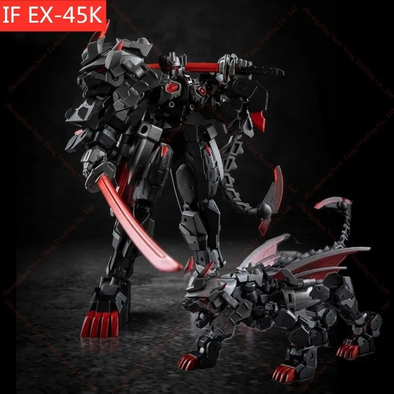 Small Stock Transformation Ironfactory IF EX-45K EX45K Black Lion Fallen Samurai Action Figure Robot Toy With Box
Small Stock Transformation Ironfactory IF EX-45K EX45K Black Lion Fallen Samurai Action Figure Robot Toy With Box