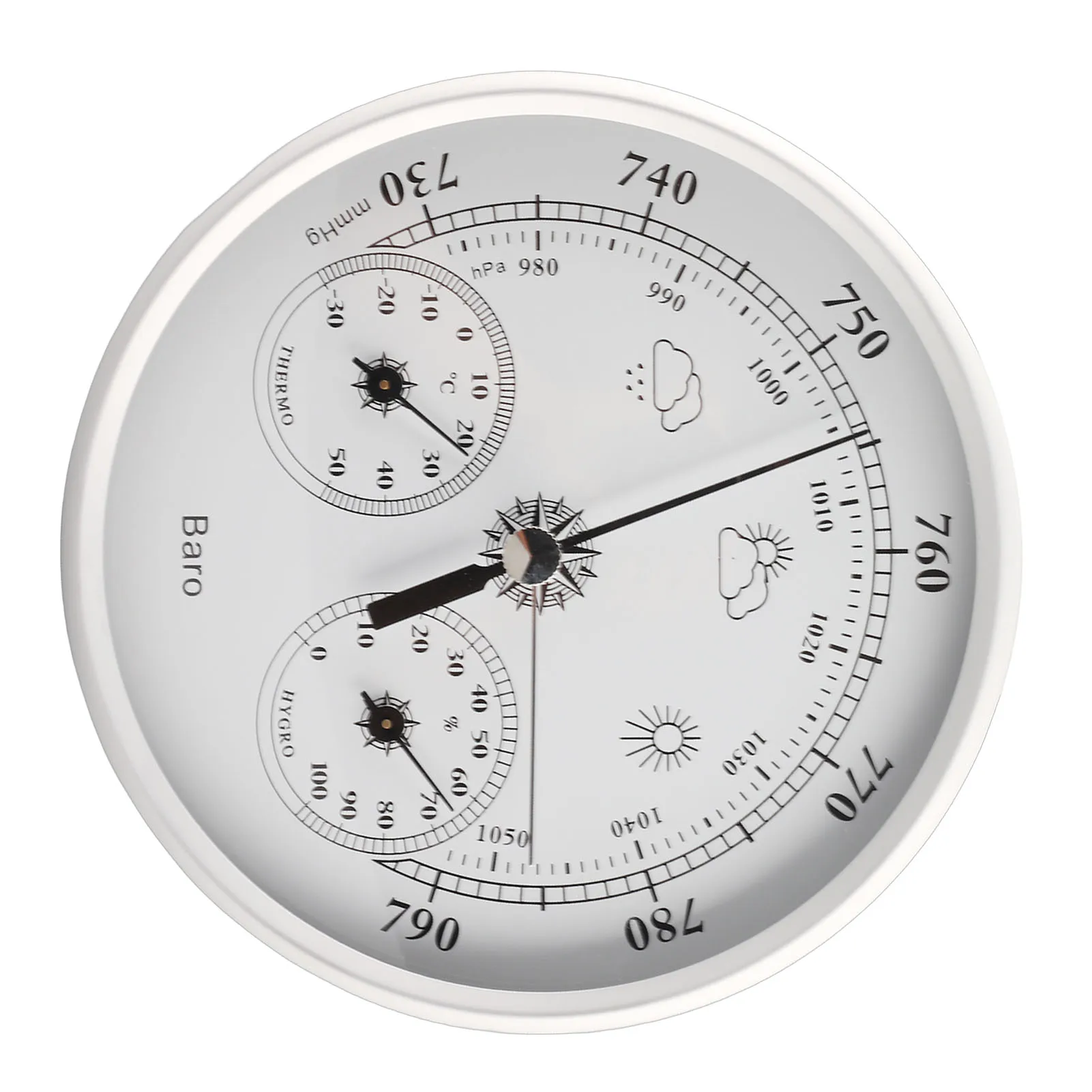 Thermometer Barometer Hygrometer Mechanical Movement Wall Hanging Thermometer Barometer Hygrometer Accurate for Indoor Outdoor
Thermometer Barometer Hygrometer Mechanical Movement Wall Hanging Thermometer Barometer Hygrometer Accurate for Indoor Outdoor