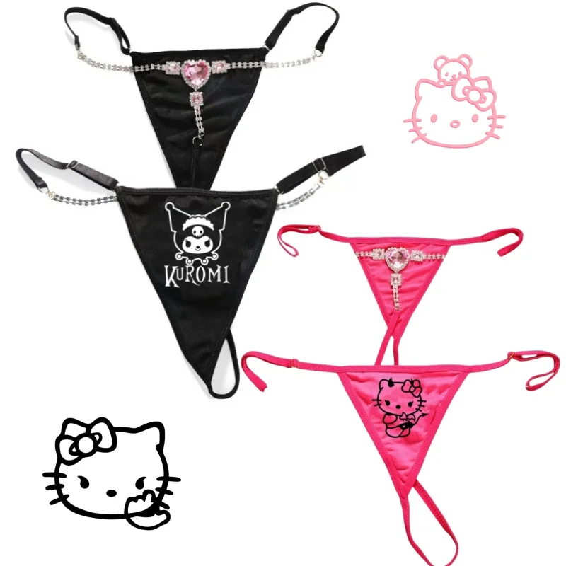 Hello Kitty underwear European and American accessories rhinestone love underwear versatile and sexy bikini women accessories
Hello Kitty underwear European and American accessories rhinestone love underwear versatile and sexy bikini women accessories