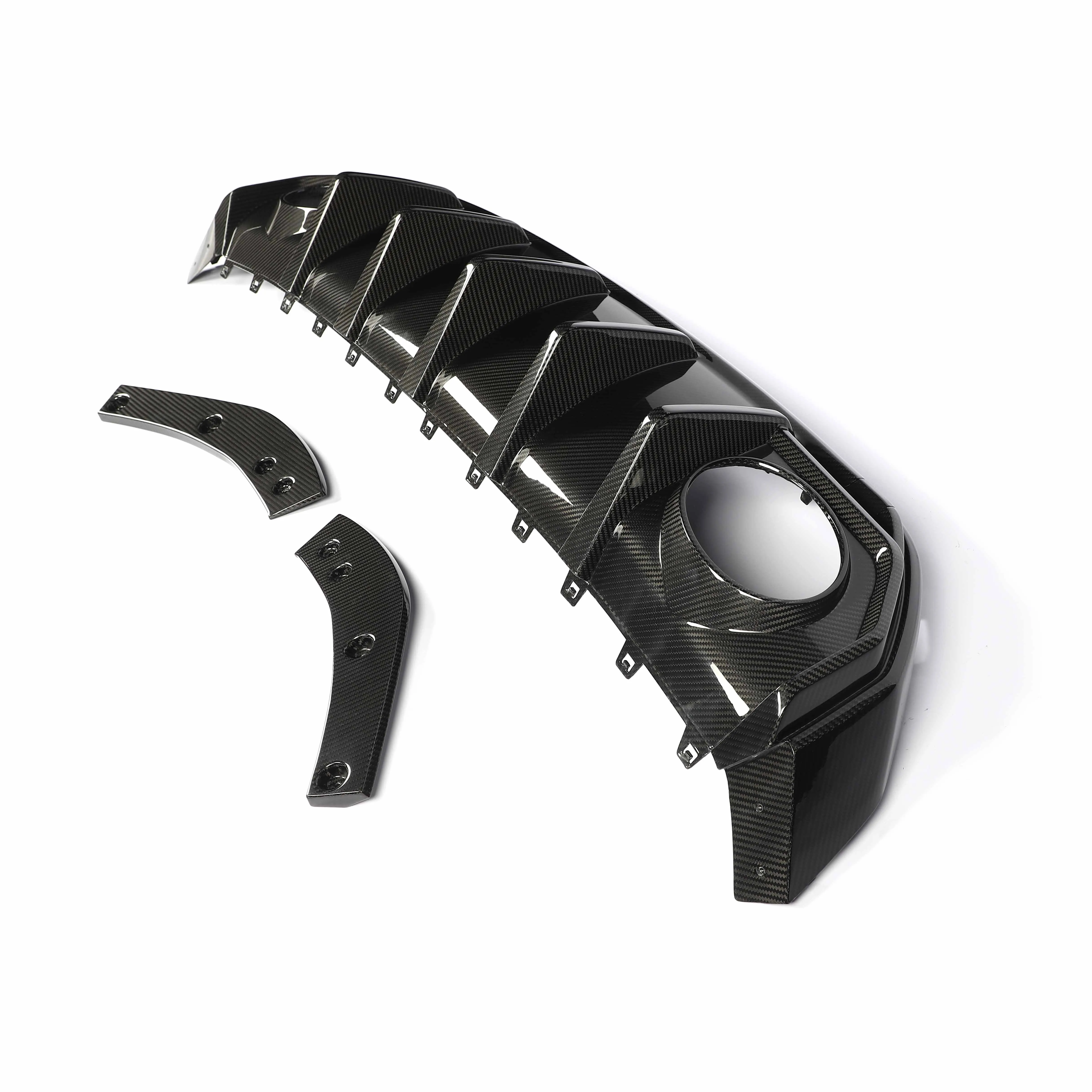 New Carbon Fiber Bolt-On Rear Bumper Diffuser for 2025-2026 RS3 Sedan/Sportback-Retrofit/Upgrade with Protection
New Carbon Fiber Bolt-On Rear Bumper Diffuser for 2025-2026 RS3 Sedan/Sportback-Retrofit/Upgrade with Protection