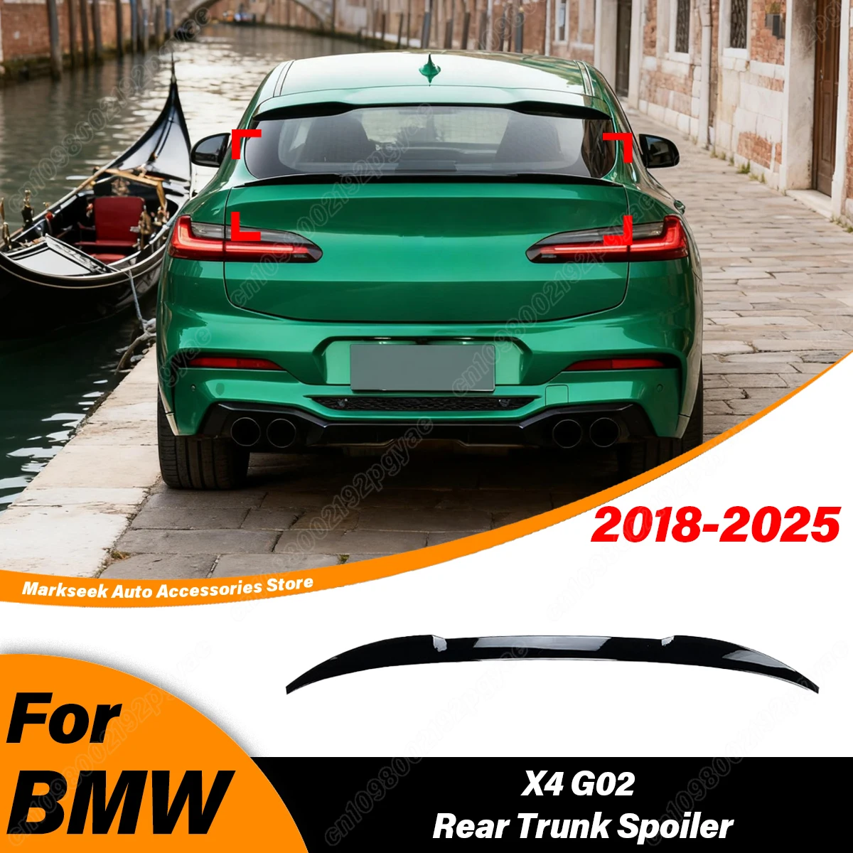 Для BMW X4 G02 2018 2019 2020 2021 2022 2023 2024 2025 автомобильный задний средний спойлер с фиксированным крылом, декоративные аксессуары
Для BMW X4 G02 2018 2019 2020 2021 2022 2023 2024 2025 автомобильный задний средний спойлер с фиксированным крылом, декоративные аксессуары