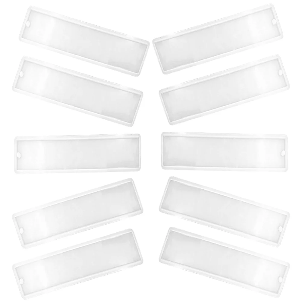 10 Pcs Mold Silicone Rectangle Resin Crafts Epoxy DIY Molds For Epoxy Resin Students Present Bookmark Maker Tools
10 Pcs Mold Silicone Rectangle Resin Crafts Epoxy DIY Molds For Epoxy Resin Students Present Bookmark Maker Tools