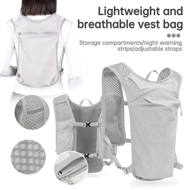 Многофункциональный спортивный легкий рюкзак для хранения на открытом воздухе, легкая дышащая сумка-жилет для пеших прогулок и альпинизма
Многофункциональный спортивный легкий рюкзак для хранения на открытом воздухе, легкая дышащая сумка-жилет для пеших прогулок и альпинизма