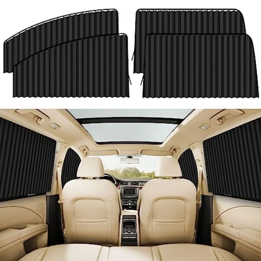 Car Window Shades for Side Window 4 Pack Magnetic Car Curtains for Privacy Car Window Covers Blackout Blinds Upgrade to a Class
Car Window Shades for Side Window 4 Pack Magnetic Car Curtains for Privacy Car Window Covers Blackout Blinds Upgrade to a Class