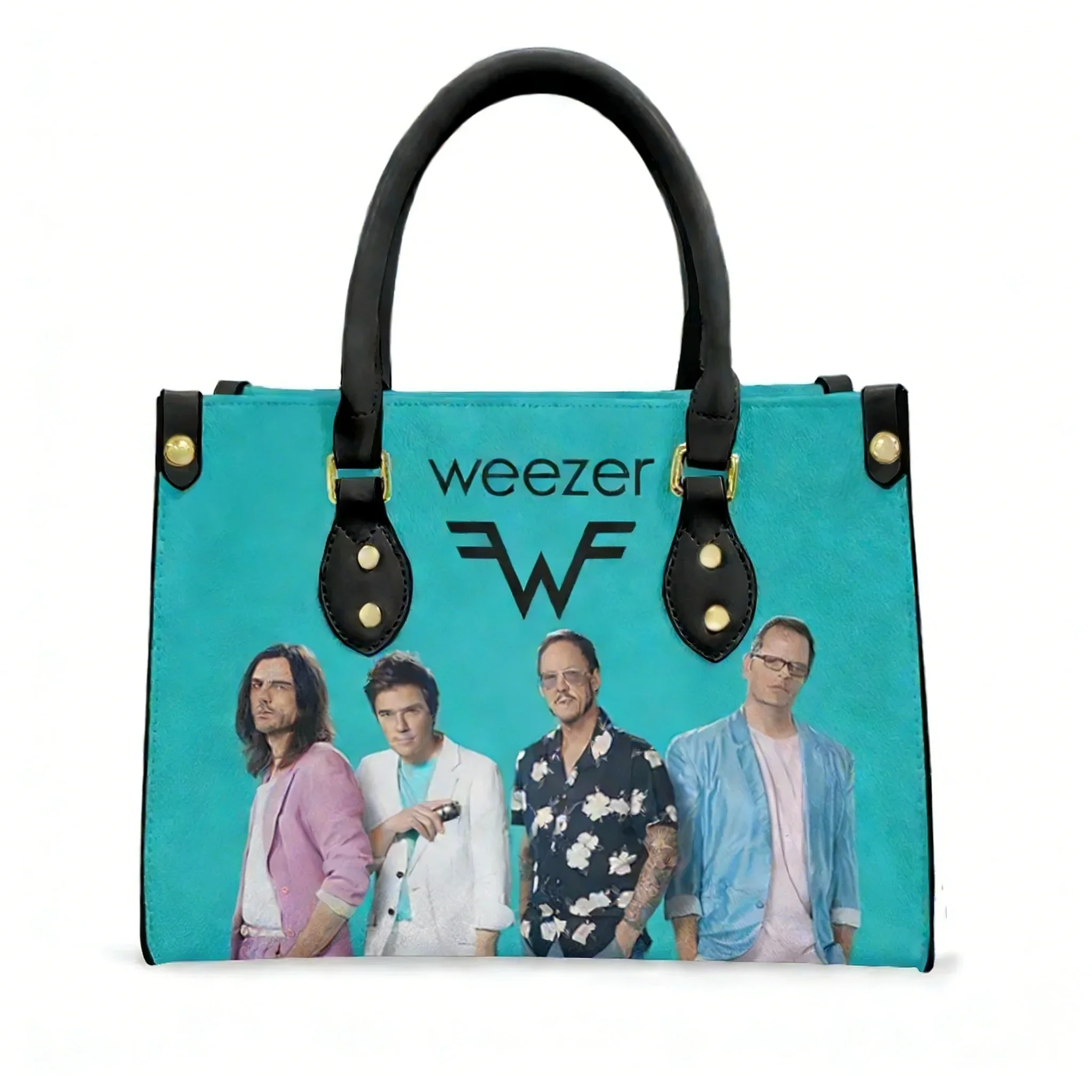 Weezer Rock Band Tote Bag Purse Womens Mens Personalized Text Image PU Leather Handbag Business Shopping Gift Bags
Weezer Rock Band Tote Bag Purse Womens Mens Personalized Text Image PU Leather Handbag Business Shopping Gift Bags