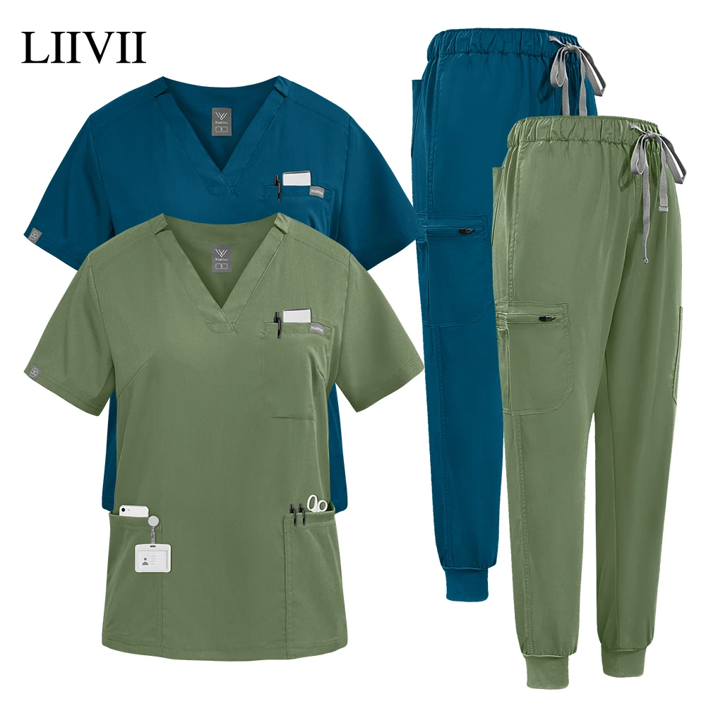Медицинские скрабы, униформа, женский больничный клинический топ + брюки, одежда для стоматолога и медсестер, зоомагазин, рабочая одежда для хирургии врача, аптечная одежда
Медицинские скрабы, униформа, женский больничный клинический топ + брюки, одежда для стоматолога и медсестер, зоомагазин, рабочая одежда для хирургии врача, аптечная одежда
