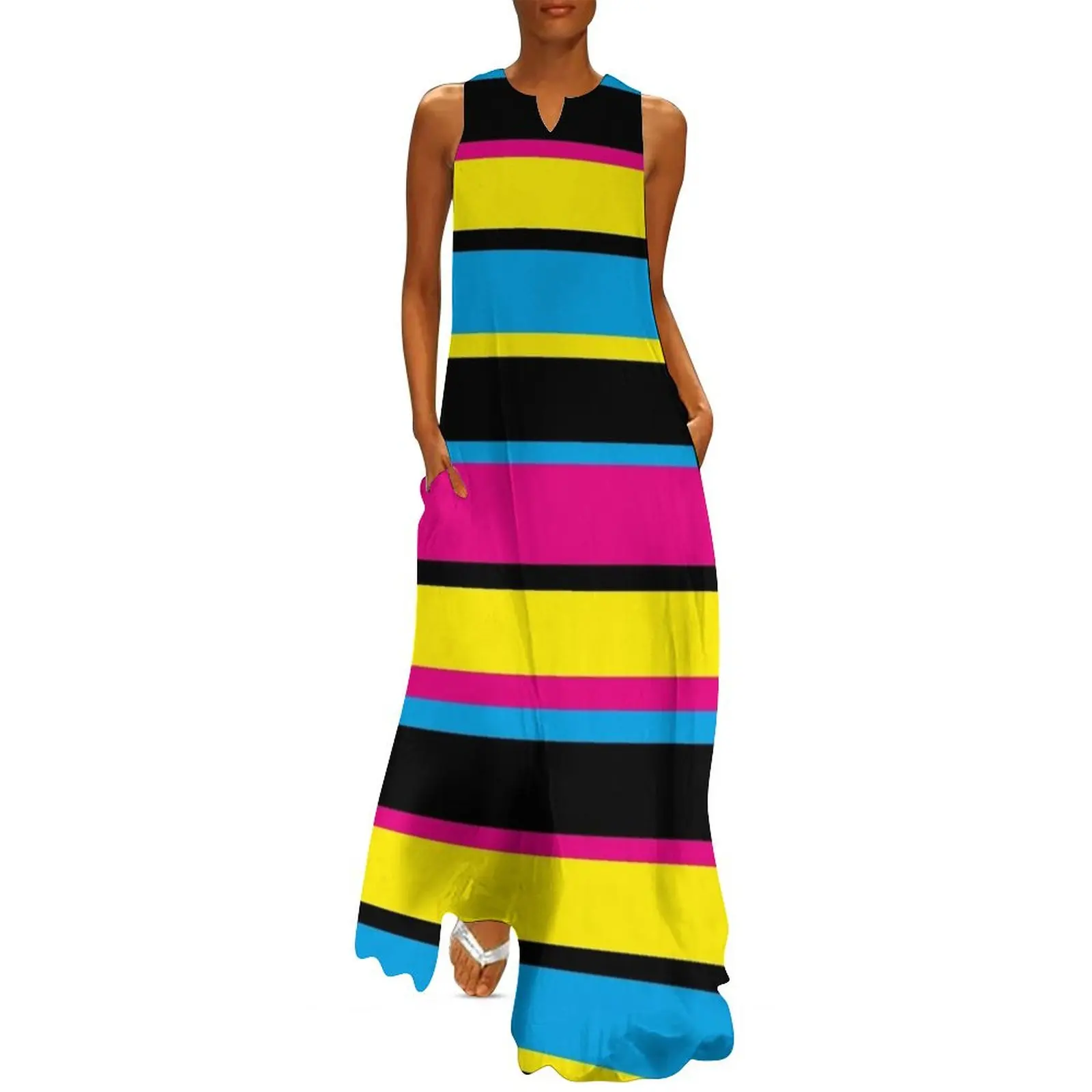 Process Color Striped pattern - cmyk - cyan, magenta, yellow, black Long Dress dresses ladies 2025 summer dress summer Dress
Process Color Striped pattern - cmyk - cyan, magenta, yellow, black Long Dress dresses ladies 2025 summer dress summer Dress