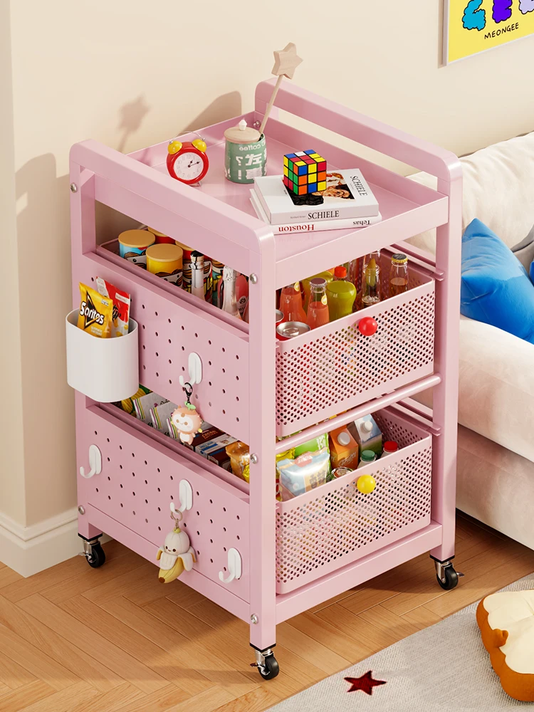 Dopamine Style Multi-layer Mobile Storage Rack Snack Organizer Living Room Children's Toy Bookshelf Carbon Steel Easy Assembly
Dopamine Style Multi-layer Mobile Storage Rack Snack Organizer Living Room Children's Toy Bookshelf Carbon Steel Easy Assembly