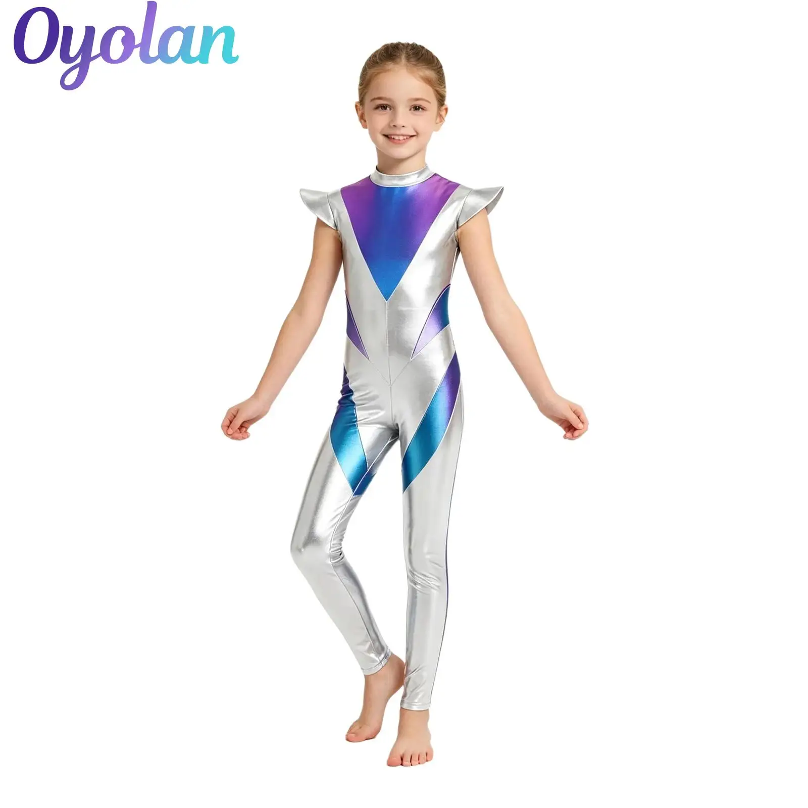 Boys Girls Alien Astronaut Cosplay Outfits Halloween Costume Fly Sleeve Back Invisible Zipper Bodysuit Metallic Jumpsuit
Boys Girls Alien Astronaut Cosplay Outfits Halloween Costume Fly Sleeve Back Invisible Zipper Bodysuit Metallic Jumpsuit