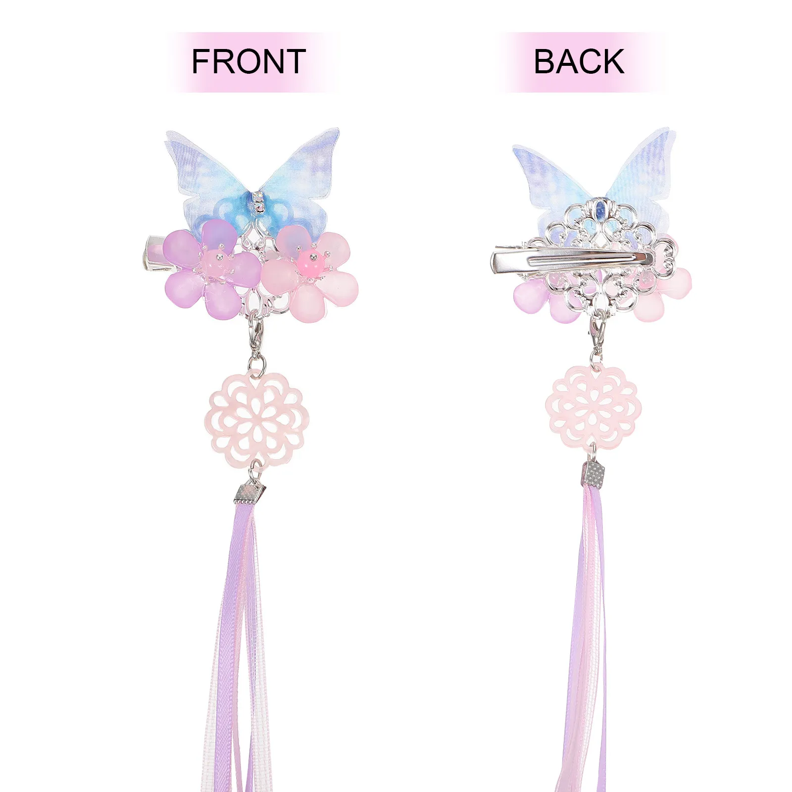1Pair Butterfly Hair Clips Stylish Chinese Inspired Hair Clamps for Kids Daily Use Cosplay Prom Hairpin Gift Vintage Hairpins
1Pair Butterfly Hair Clips Stylish Chinese Inspired Hair Clamps for Kids Daily Use Cosplay Prom Hairpin Gift Vintage Hairpins