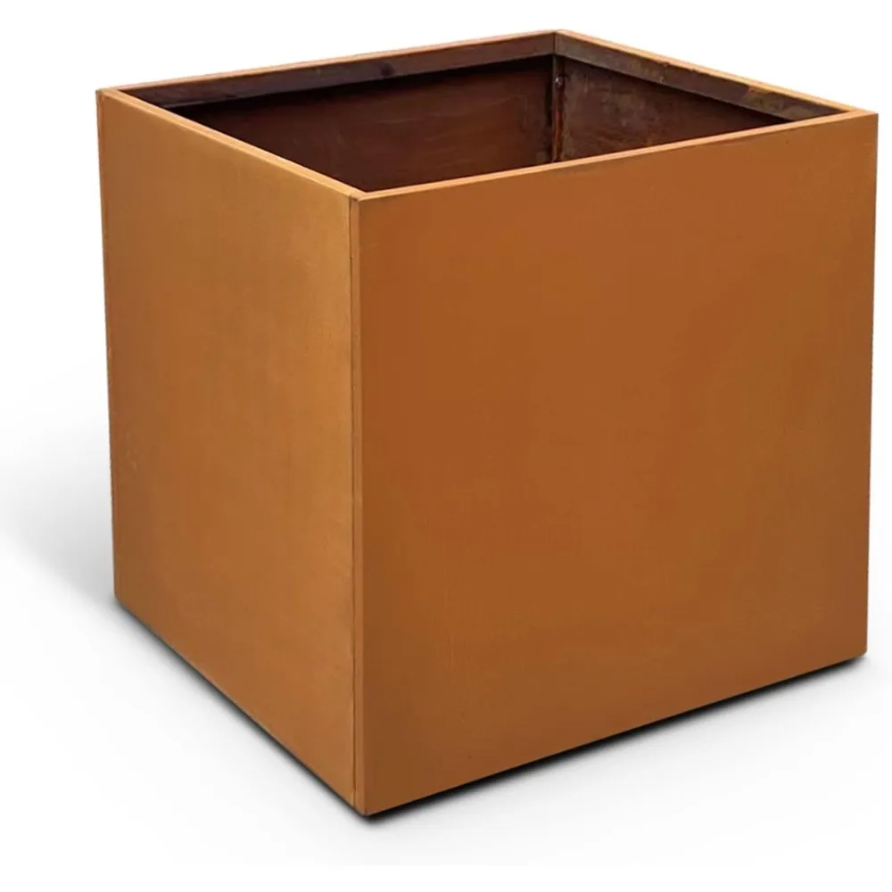 Corten Steel Planter Box Metal Planters Square Outdoor Steel Planter Cube Rustic Flower Pot 16 Inch Integral Durable Antique
Corten Steel Planter Box Metal Planters Square Outdoor Steel Planter Cube Rustic Flower Pot 16 Inch Integral Durable Antique