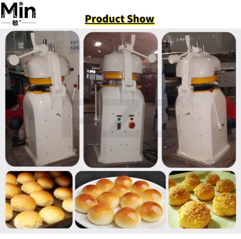 Semi Automatic Dough Divider Rounder Bakery Machine
