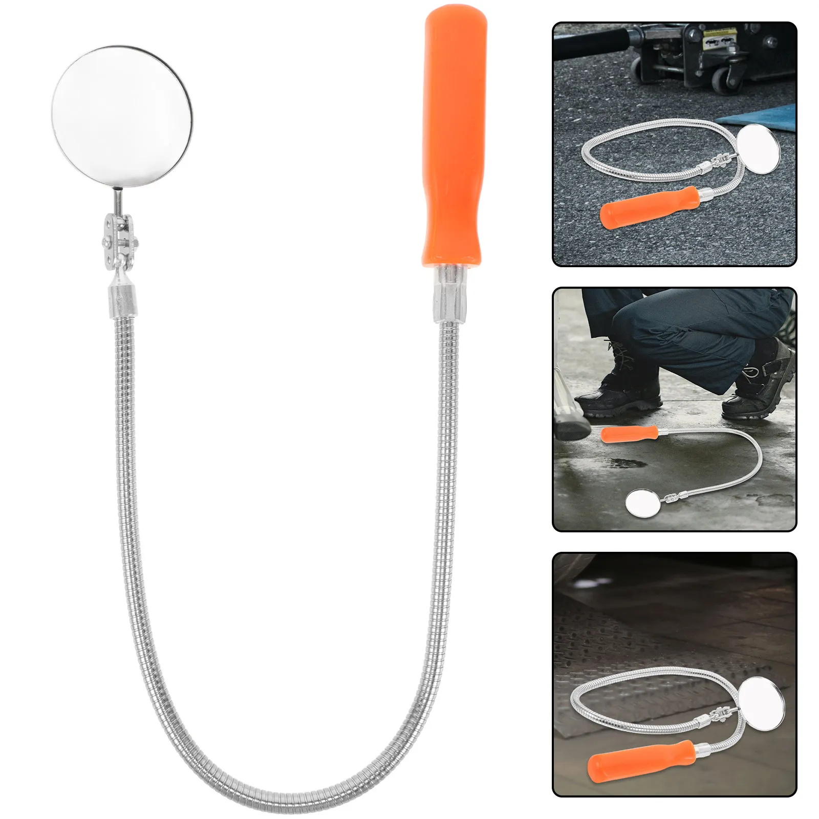 360 Rotation Inspection Mirror Checking Observation Bendable Circular Contractors Extendable Extending
360 Rotation Inspection Mirror Checking Observation Bendable Circular Contractors Extendable Extending