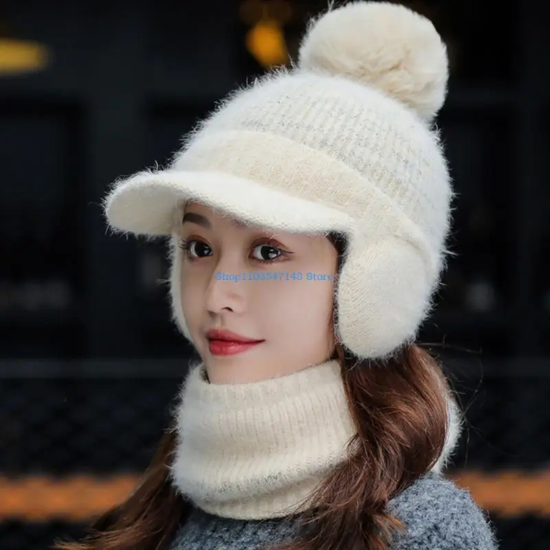 P88B Knit Hat Scarf Set Earflap Winter Warm Beanie Scarf Set Hat Balaclava Set Men
P88B Knit Hat Scarf Set Earflap Winter Warm Beanie Scarf Set Hat Balaclava Set Men