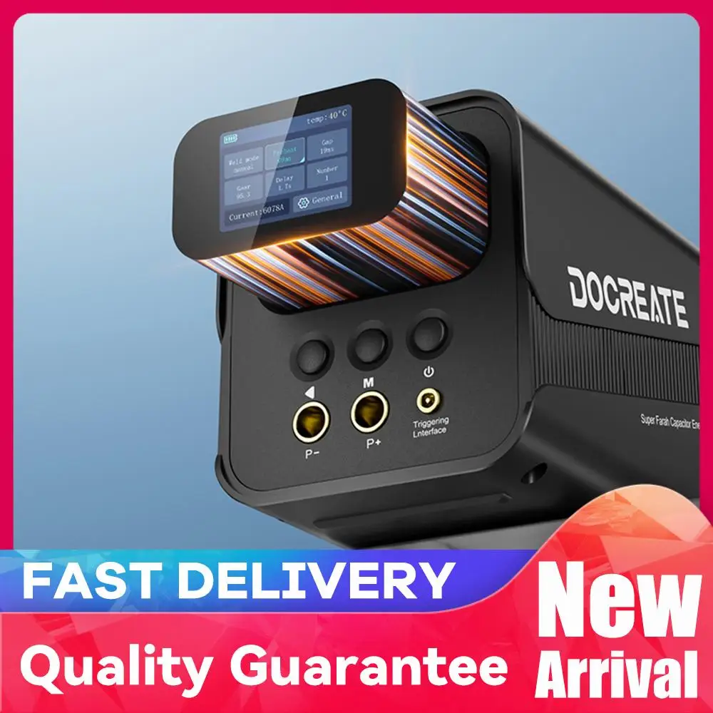 Spot Welding Machine 99 Gears Adjustable Spot Welding Equipment 2 Inch LCD Screen for Making DIY Battery Packs
Spot Welding Machine 99 Gears Adjustable Spot Welding Equipment 2 Inch LCD Screen for Making DIY Battery Packs