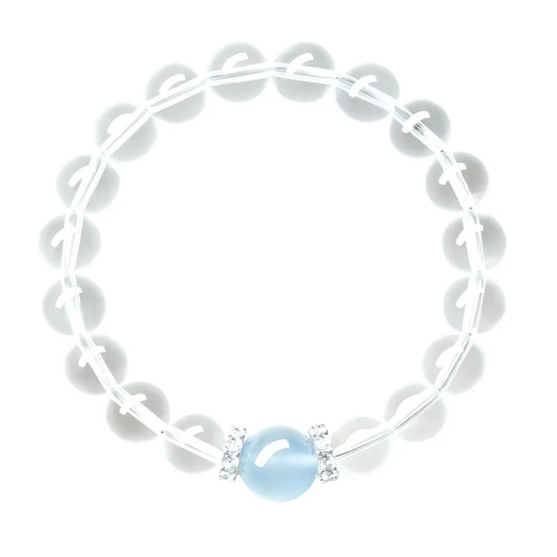 Natural White Crystal Bracelet Aquamarine Bracelet Crystal Designed for Girlfriends Gifts
Natural White Crystal Bracelet Aquamarine Bracelet Crystal Designed for Girlfriends Gifts
