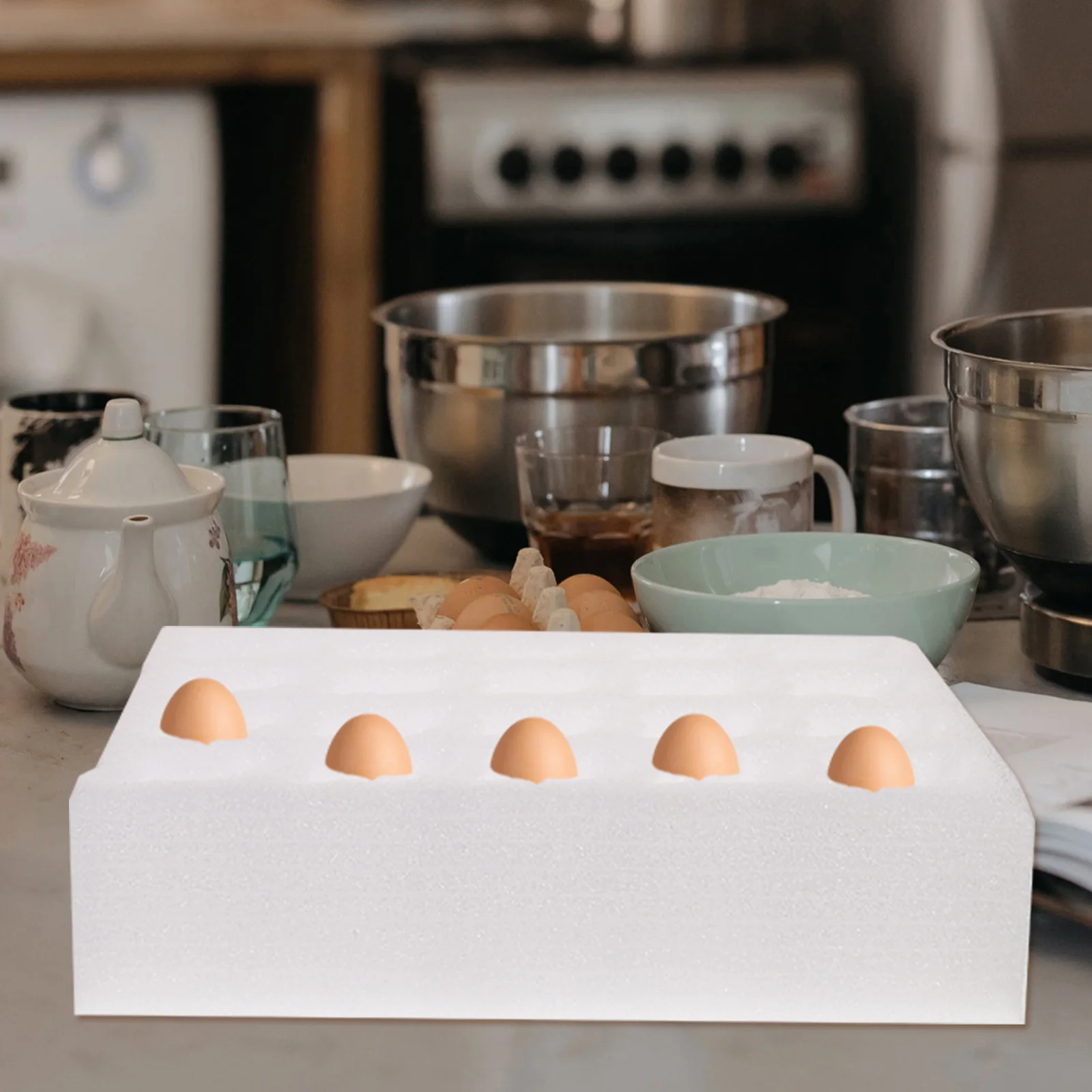 Duck Egg Tray for 20 Eggs Lightweight Reusable Egg Container Foam Trays Shipping Protective Storage ganizer Kitchen Pantry
Duck Egg Tray for 20 Eggs Lightweight Reusable Egg Container Foam Trays Shipping Protective Storage ganizer Kitchen Pantry