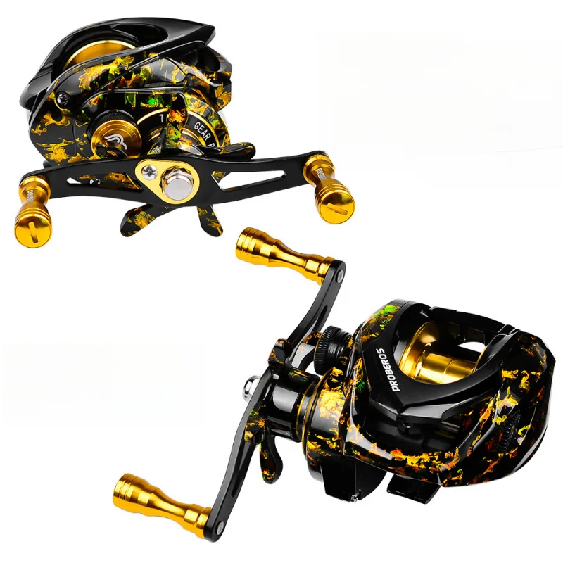 3+1BB Metal Baitcasting Reel, 7.2:1 High Speed Ratio, Long Cast, Heavy Duty For Saltwater Freshwater Lure Angling
3+1BB Metal Baitcasting Reel, 7.2:1 High Speed Ratio, Long Cast, Heavy Duty For Saltwater Freshwater Lure Angling