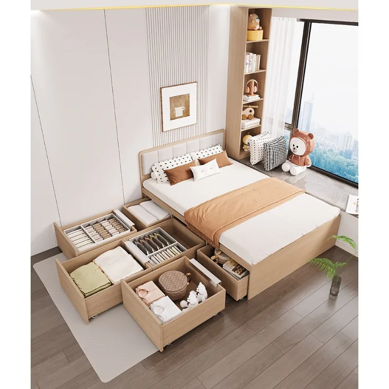 Solid wood board integrated household master bedroom children's room multi-function
Solid wood board integrated household master bedroom children's room multi-function