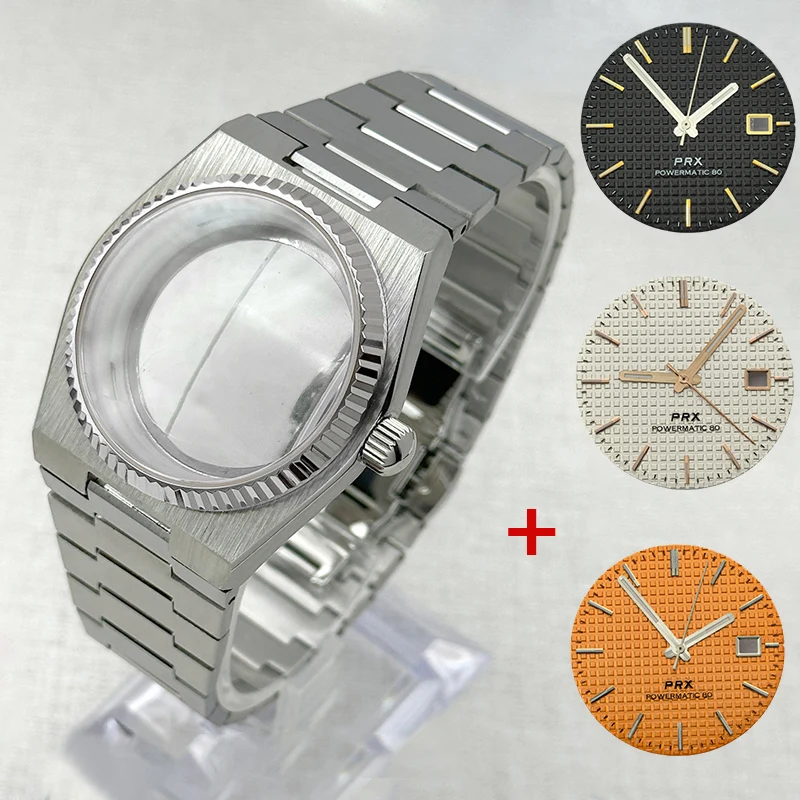 PRX Super Player Watch Case Sapphire Crystal, Compatible with NH35 NH36 and NH38 Automatic Movements 40mm Men's Dive Watch Case
PRX Super Player Watch Case Sapphire Crystal, Compatible with NH35 NH36 and NH38 Automatic Movements 40mm Men's Dive Watch Case