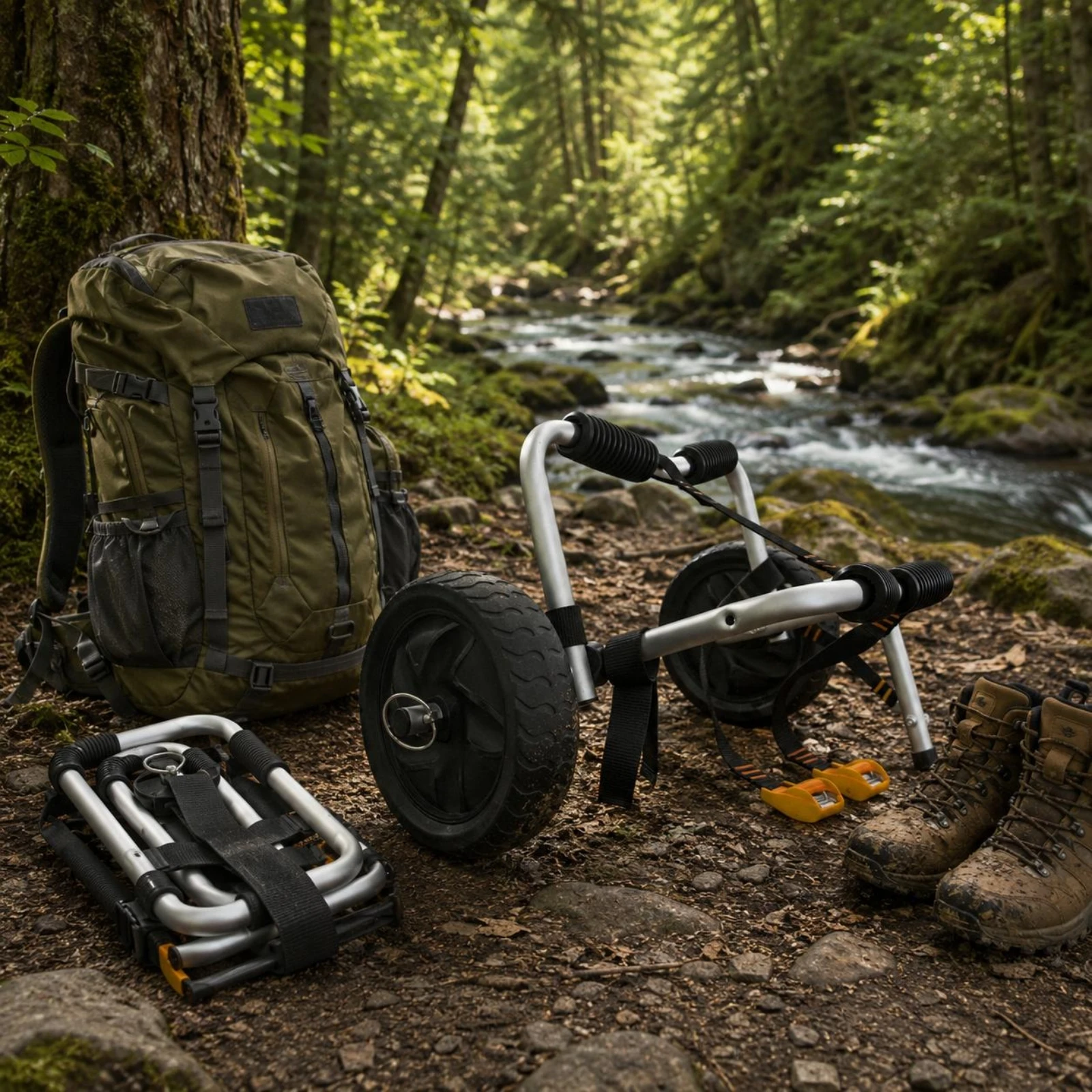 Foldable Kayak Trolley Solid Rubber Tires Two-Wheel Kayak Trolley Paddleboard Trolley Hand-Pull Design Water Sports Gear Sturdy
Foldable Kayak Trolley Solid Rubber Tires Two-Wheel Kayak Trolley Paddleboard Trolley Hand-Pull Design Water Sports Gear Sturdy