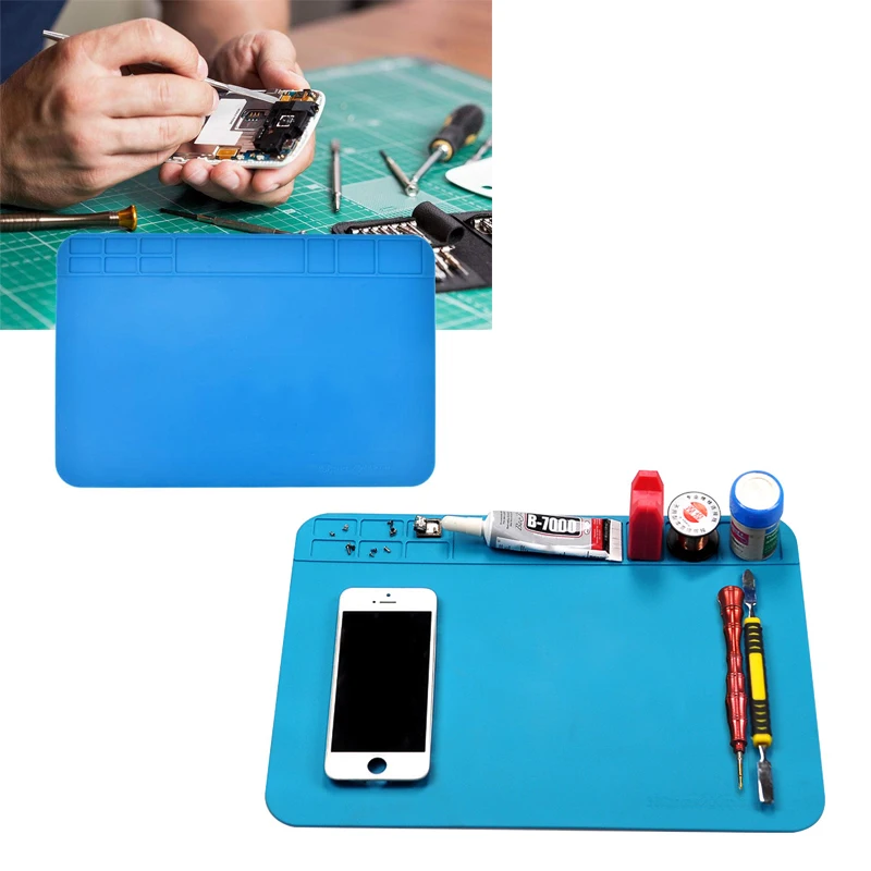 Heat Insulation Soldering Mat Job Tools Computer Phone Repair Tool Kit Working Repair Pad Heatresistant Maintenance Platform
Heat Insulation Soldering Mat Job Tools Computer Phone Repair Tool Kit Working Repair Pad Heatresistant Maintenance Platform