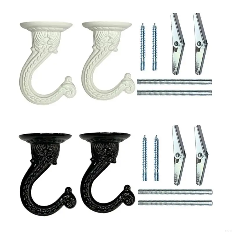 652F Ceiling and Wall Hooks Heavy Duty Designs Hangers Suitable for Plant and Chandeliers Rusts Resistant Finish Hooks
652F Ceiling and Wall Hooks Heavy Duty Designs Hangers Suitable for Plant and Chandeliers Rusts Resistant Finish Hooks