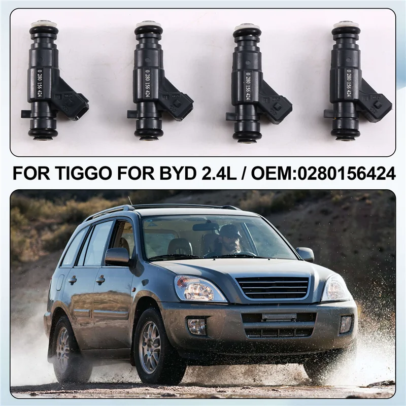 4Pcs Fuel Injector 0280156424 For Chery Tiggo BYD 2.4L Chinese Car Brand New 0 280 156 424
4Pcs Fuel Injector 0280156424 For Chery Tiggo BYD 2.4L Chinese Car Brand New 0 280 156 424