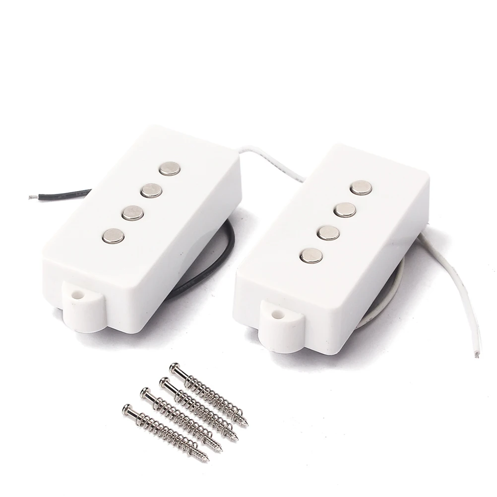 4 String Electric Bass Pickups Bridge Neck Pickups PB Bass Guitar Open Style Guitar Parts and Accessories GMB12 White
4 String Electric Bass Pickups Bridge Neck Pickups PB Bass Guitar Open Style Guitar Parts and Accessories GMB12 White