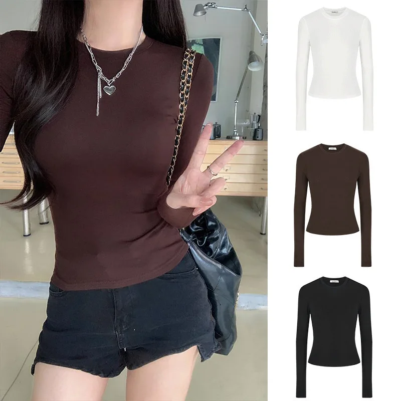 2026 Hot Girl Pinch Waist Slim Fit Versatile Women's T-shirt Comfortable Casual Style for Middle-Aged Women Winter Season
2026 Hot Girl Pinch Waist Slim Fit Versatile Women's T-shirt Comfortable Casual Style for Middle-Aged Women Winter Season