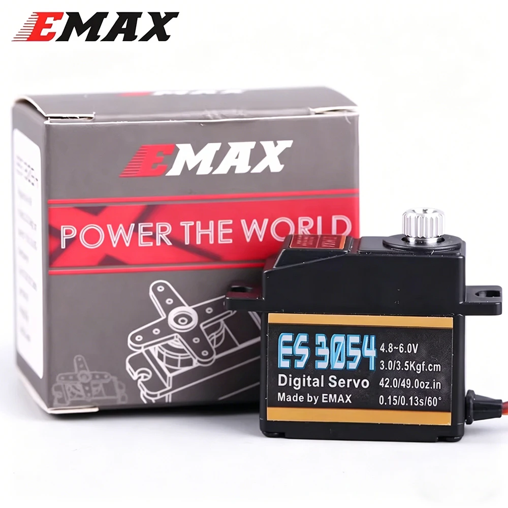 Emax ES3054 4.8V-6.0V 3.5kg 23T Metal Gear Digital Servo For RC Airplane Helicopter Accessories Parts
Emax ES3054 4.8V-6.0V 3.5kg 23T Metal Gear Digital Servo For RC Airplane Helicopter Accessories Parts