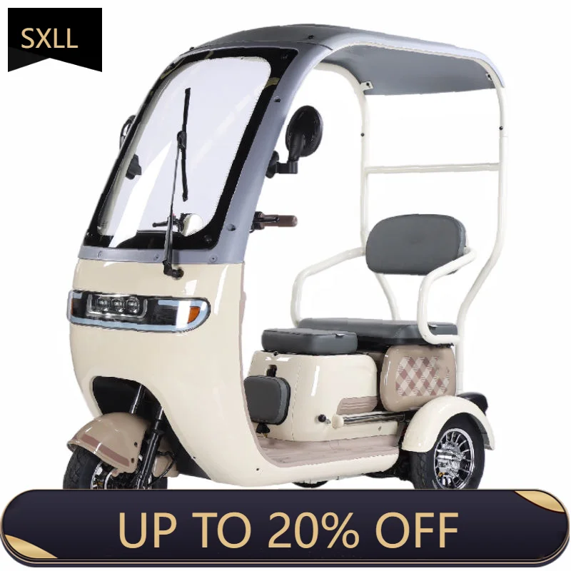 SXLL This three-wheeled electric vehicle features a heavy-duty design and a stable construction, with comfortable seats making
SXLL This three-wheeled electric vehicle features a heavy-duty design and a stable construction, with comfortable seats making