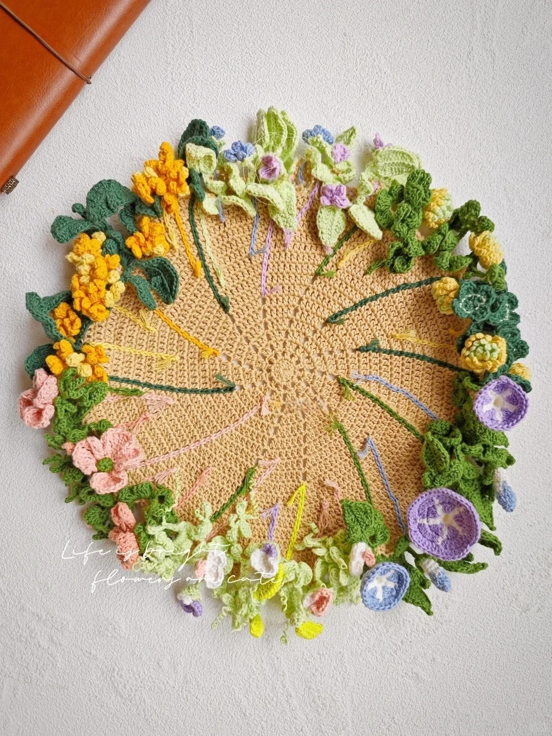 Hand Knitted Lace Floral Coaster DIY Material Kit Yarn Crochet Fine Handmade Gift for Best Friend
Hand Knitted Lace Floral Coaster DIY Material Kit Yarn Crochet Fine Handmade Gift for Best Friend