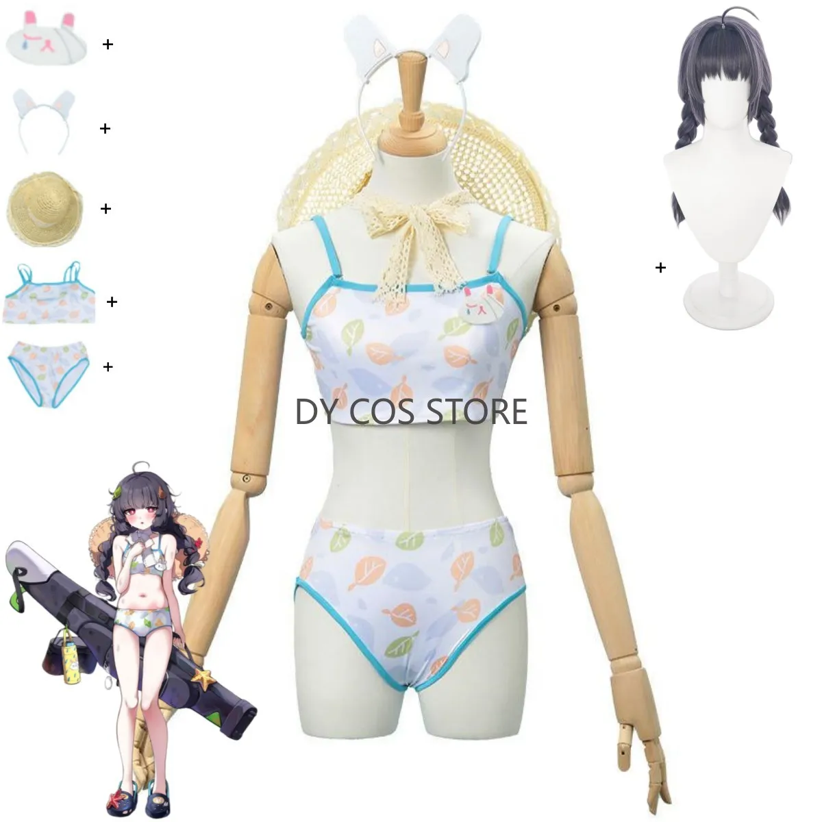 Game Blue Archive The Animation Kasumisawa Miyu Cosplay Costume Summer Day Swimsuit Wig Woman Sexy Beach Party Bikini Suit
Game Blue Archive The Animation Kasumisawa Miyu Cosplay Costume Summer Day Swimsuit Wig Woman Sexy Beach Party Bikini Suit