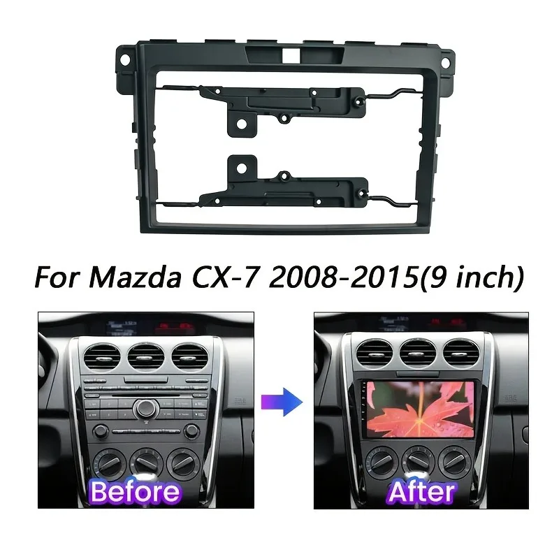 9Inch Car Radio Frame Fascia For Mazda CX-7 2008-2015 Frame Panel Dash Kit Install Fascia Console Bezel Adapter Plate Trim Frame
9Inch Car Radio Frame Fascia For Mazda CX-7 2008-2015 Frame Panel Dash Kit Install Fascia Console Bezel Adapter Plate Trim Frame